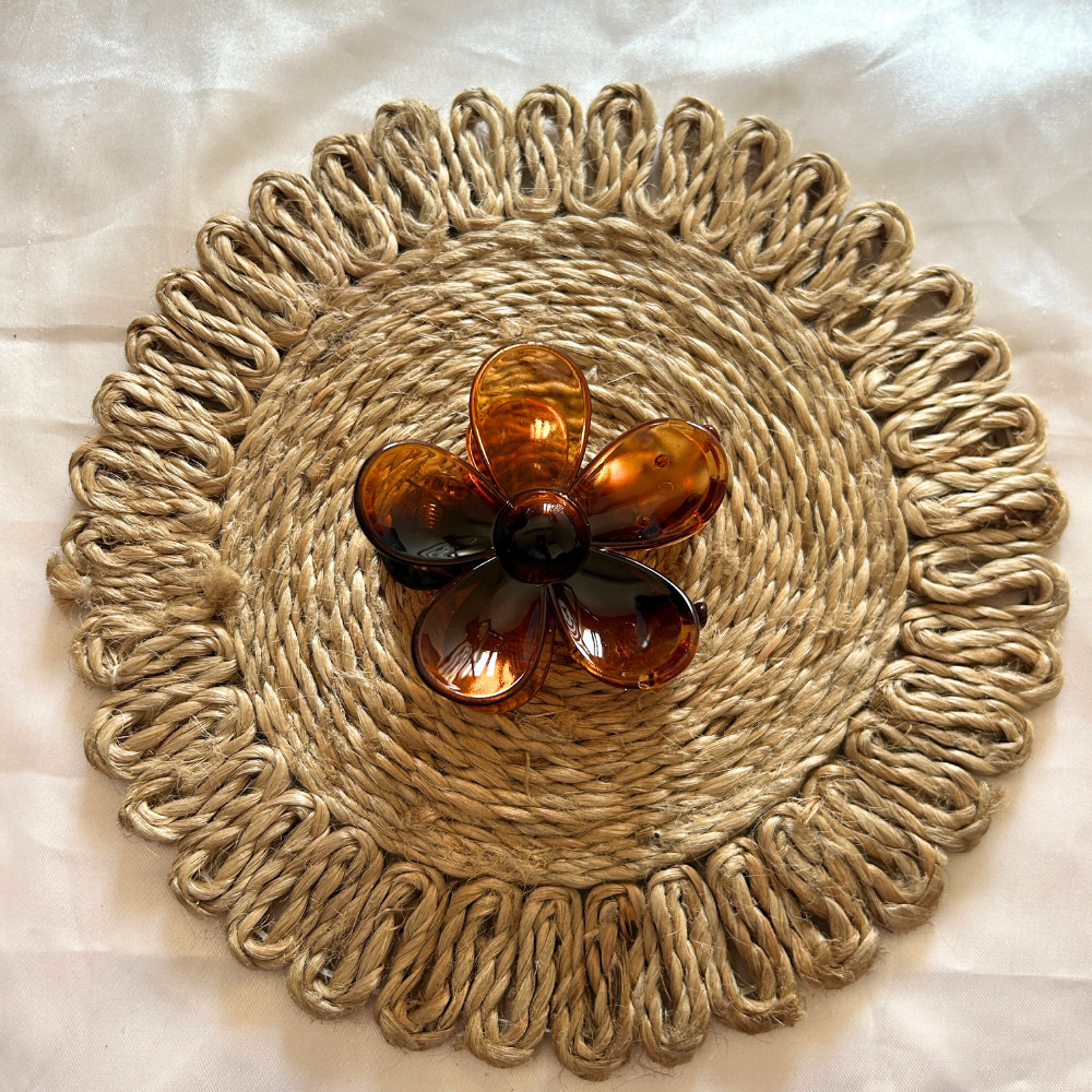 Flower Claw Clip - Medium