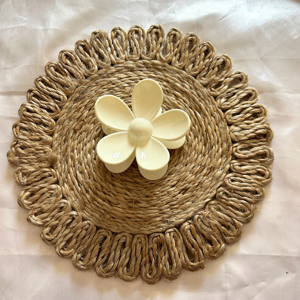 Flower Claw Clip - Medium