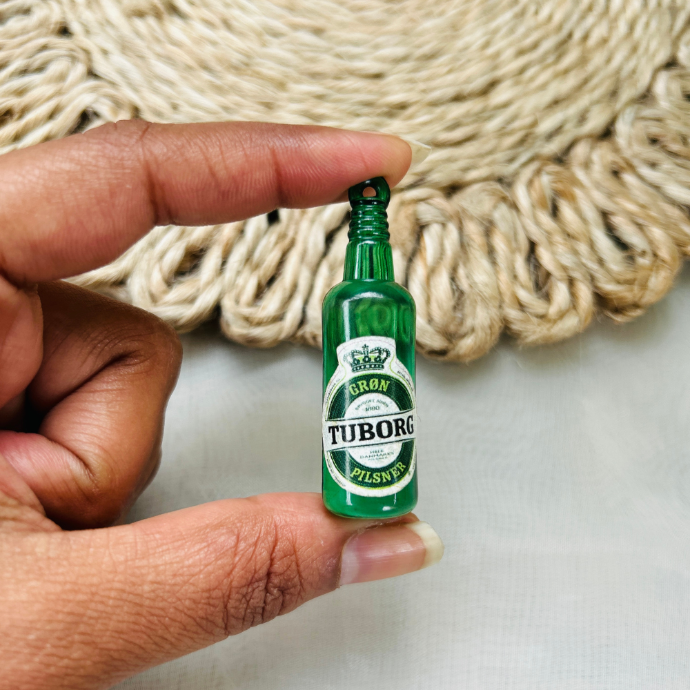 Tuborg Bottle Replica Keychain