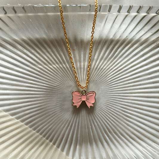 Bow Chain - Pink