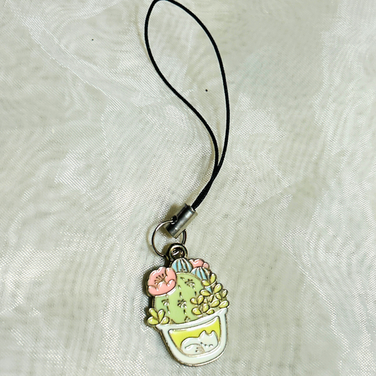 Pastel Plant Phone Charm