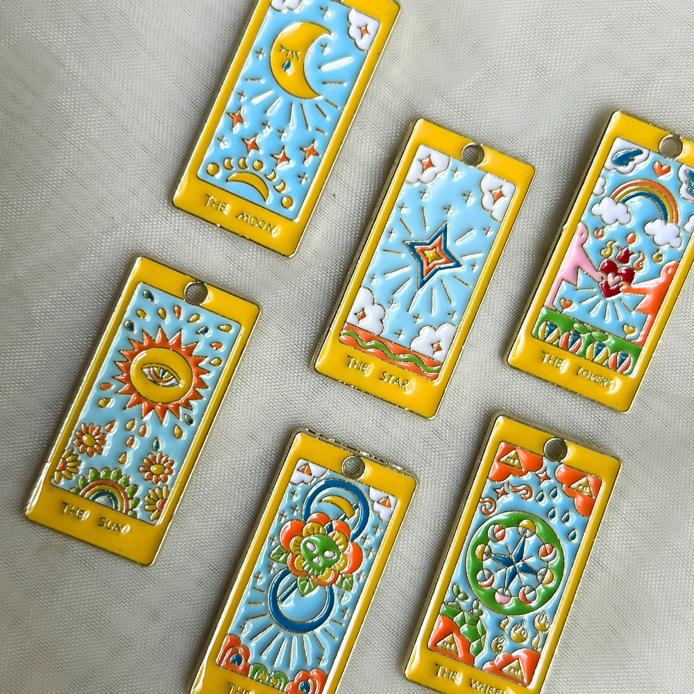 The Fortune Wheel Phone Charm - The Tarot Collection