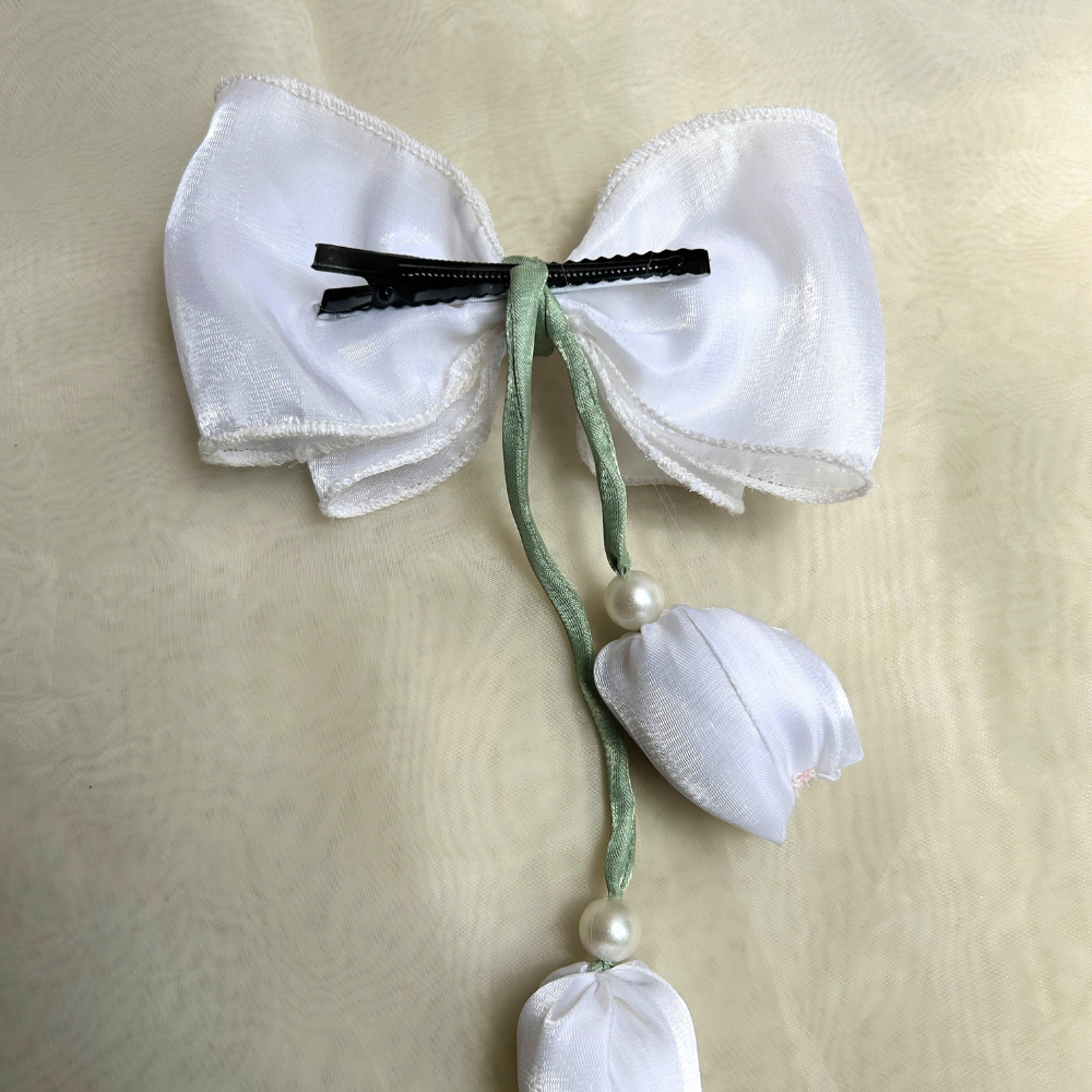 White Tulip Bow