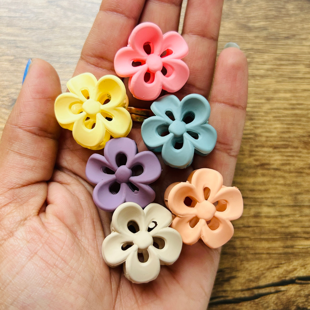 Mini Flower Claw Clip - Extra Small