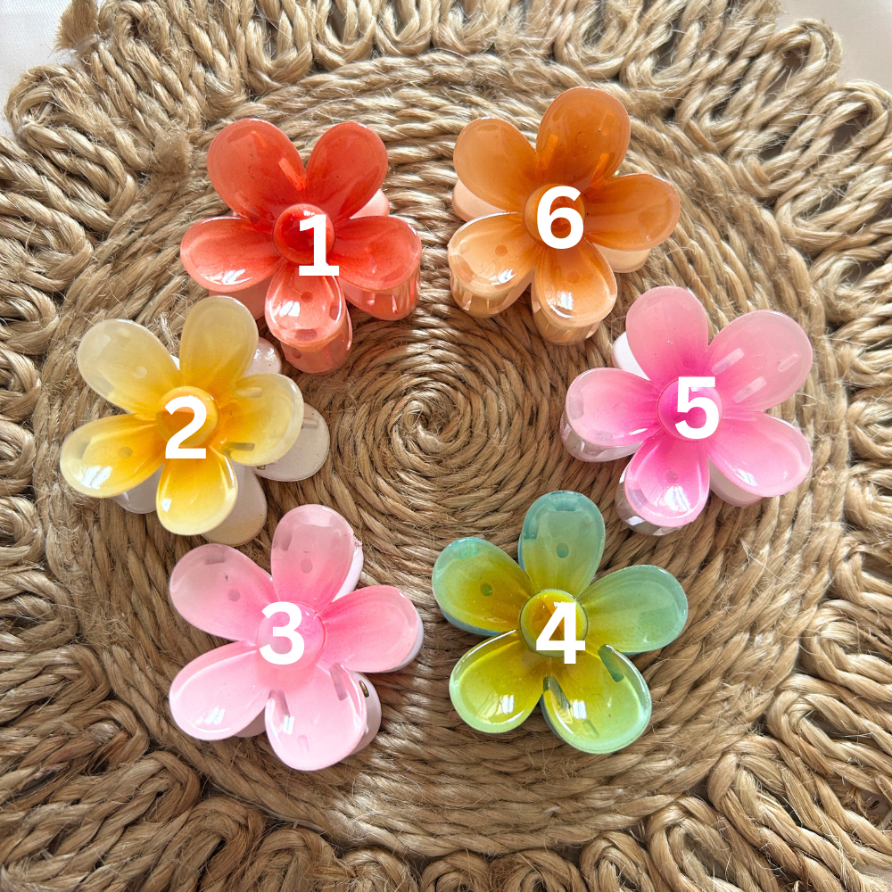 Flower Claw Clip - Small