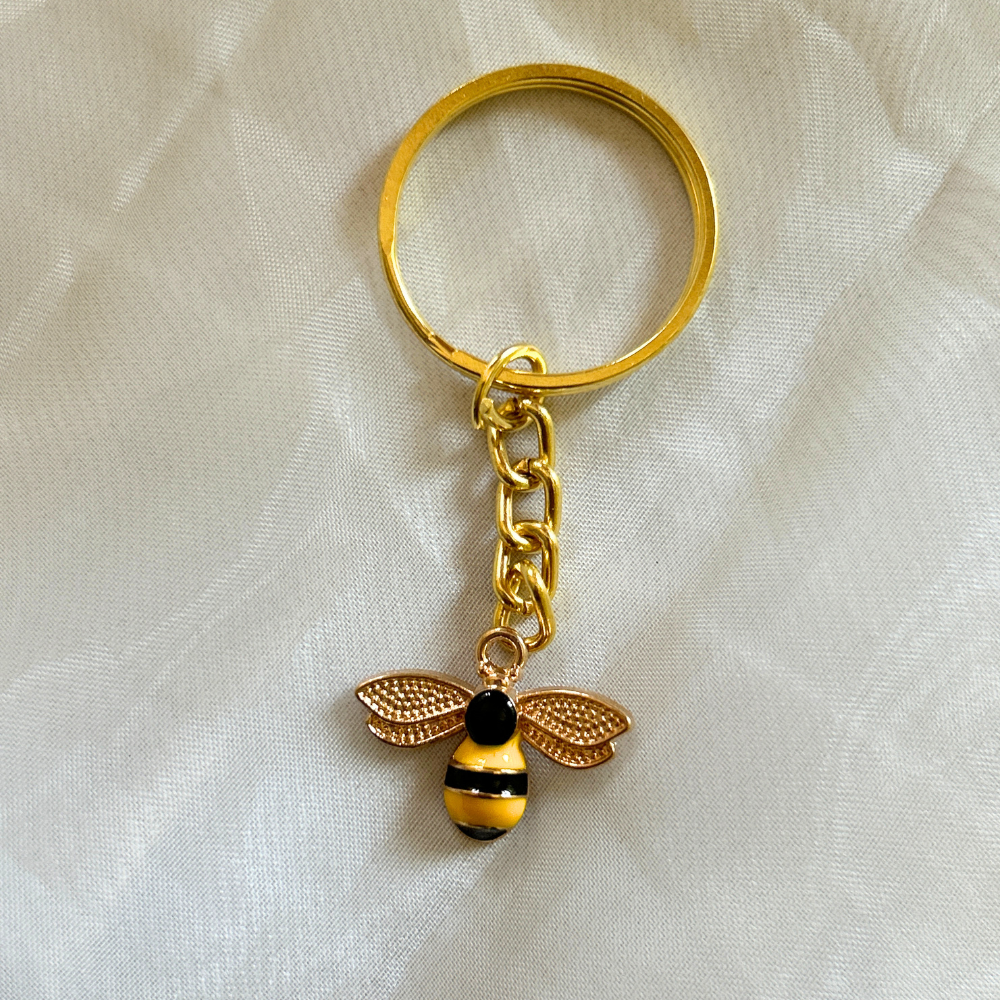 Honey Bee Keychain