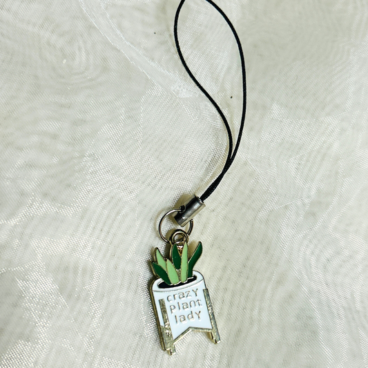 Crazy Plant Lady Phone Charm