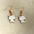 Shiro Earrings - Shinchan and Shiro Collection