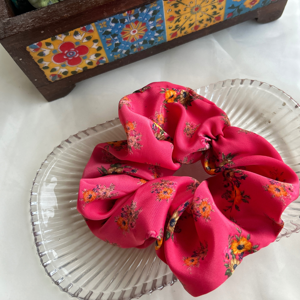 Dark Pink XL Scrunchie