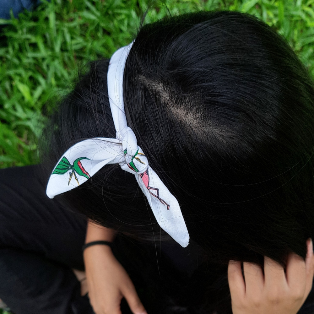 Flamingo Print TIY Headband