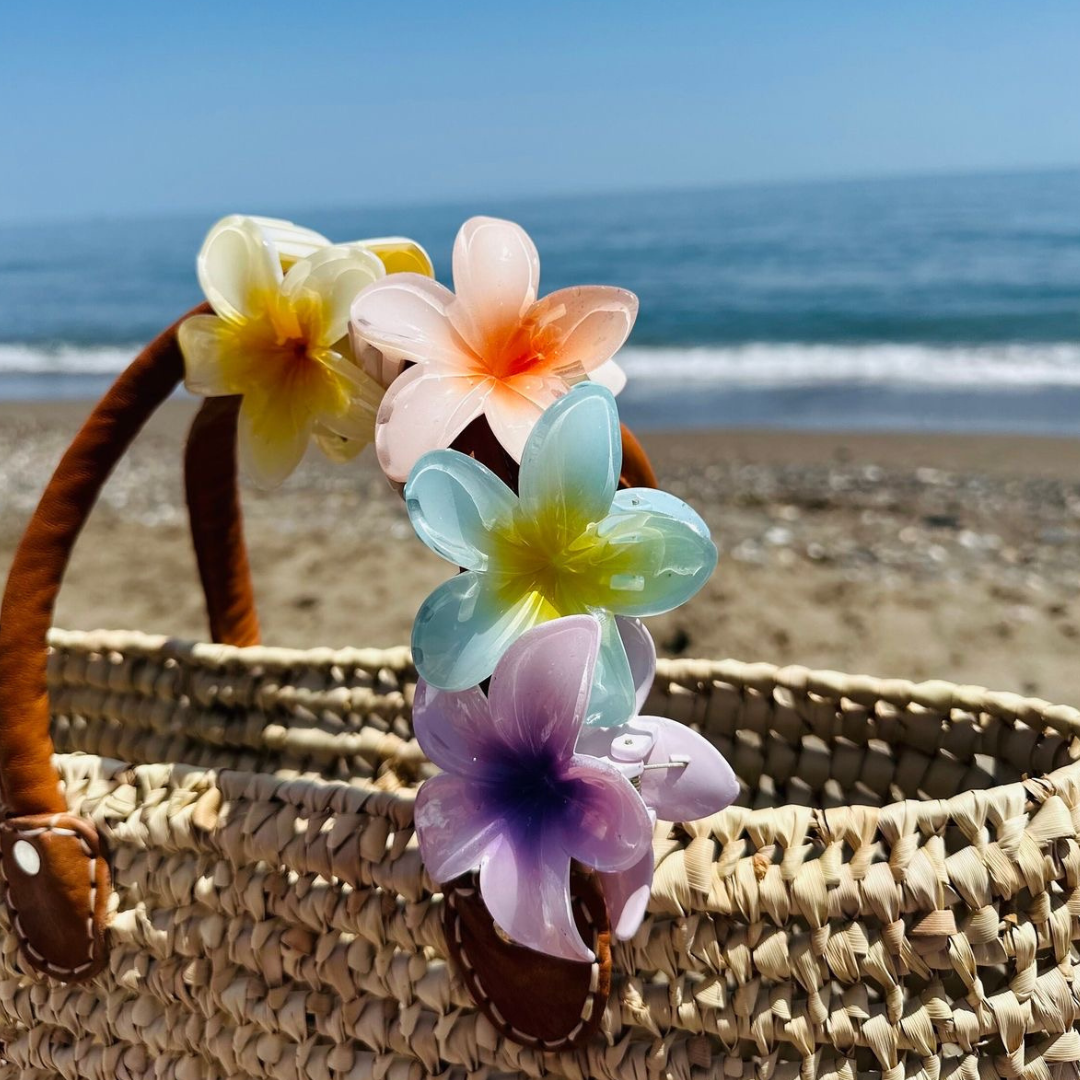 Flower Clip - Large - Yellow