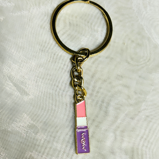 Lipstick Keychain