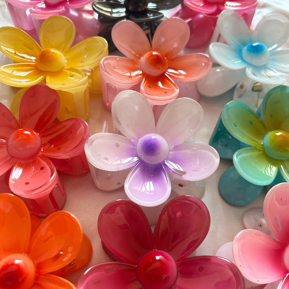 Flower Claw Clip - Large