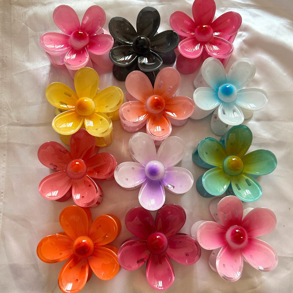 Flower Claw Clip - Large