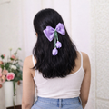 Purple / Lavender Tulip Bow