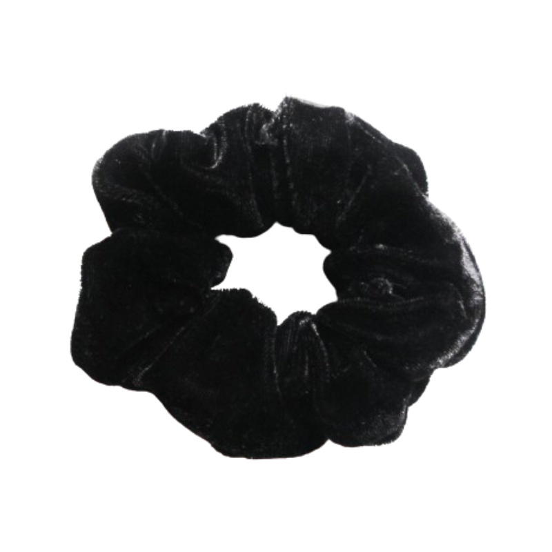 Black Velvet Scrunchies