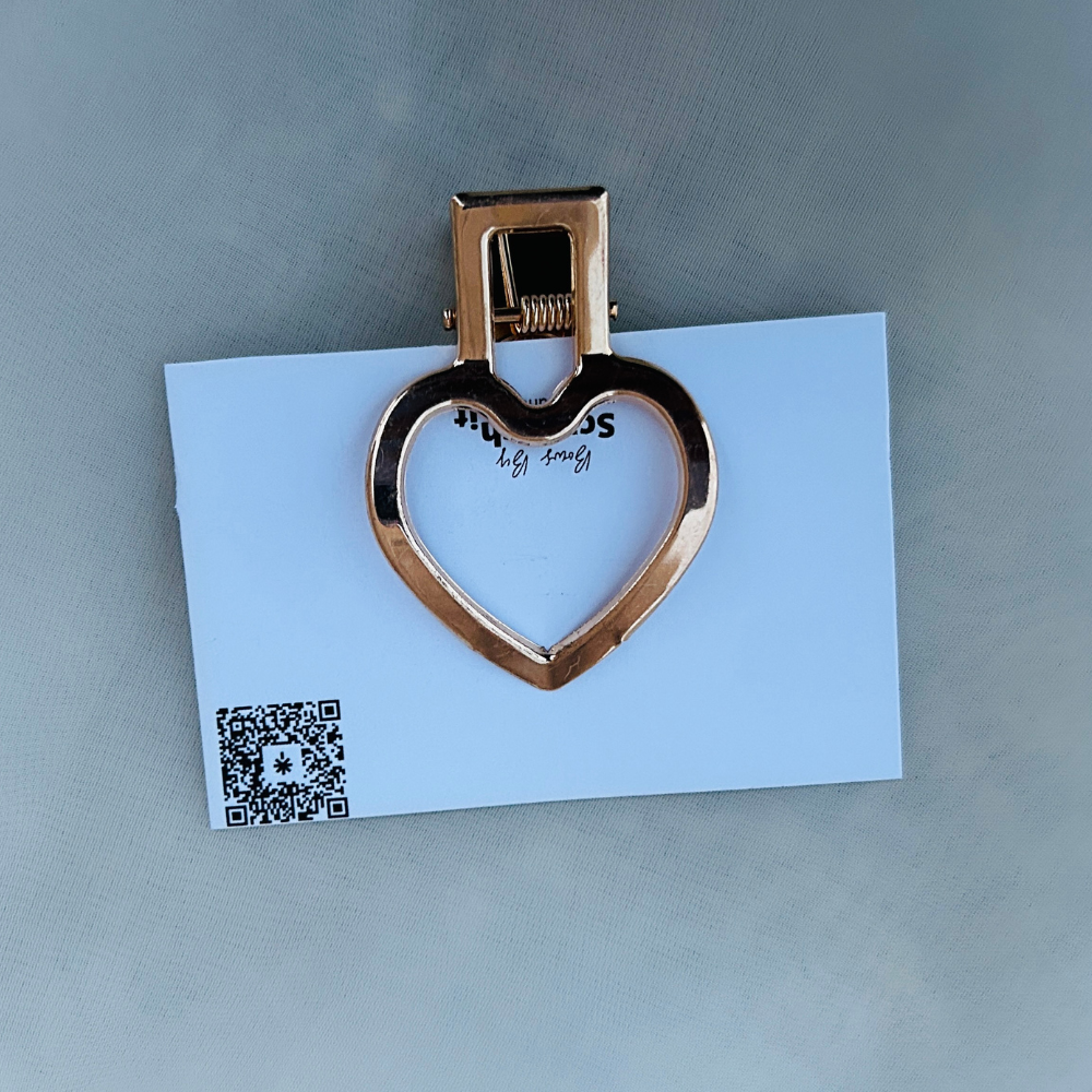 Heart Shaped Hair Clip