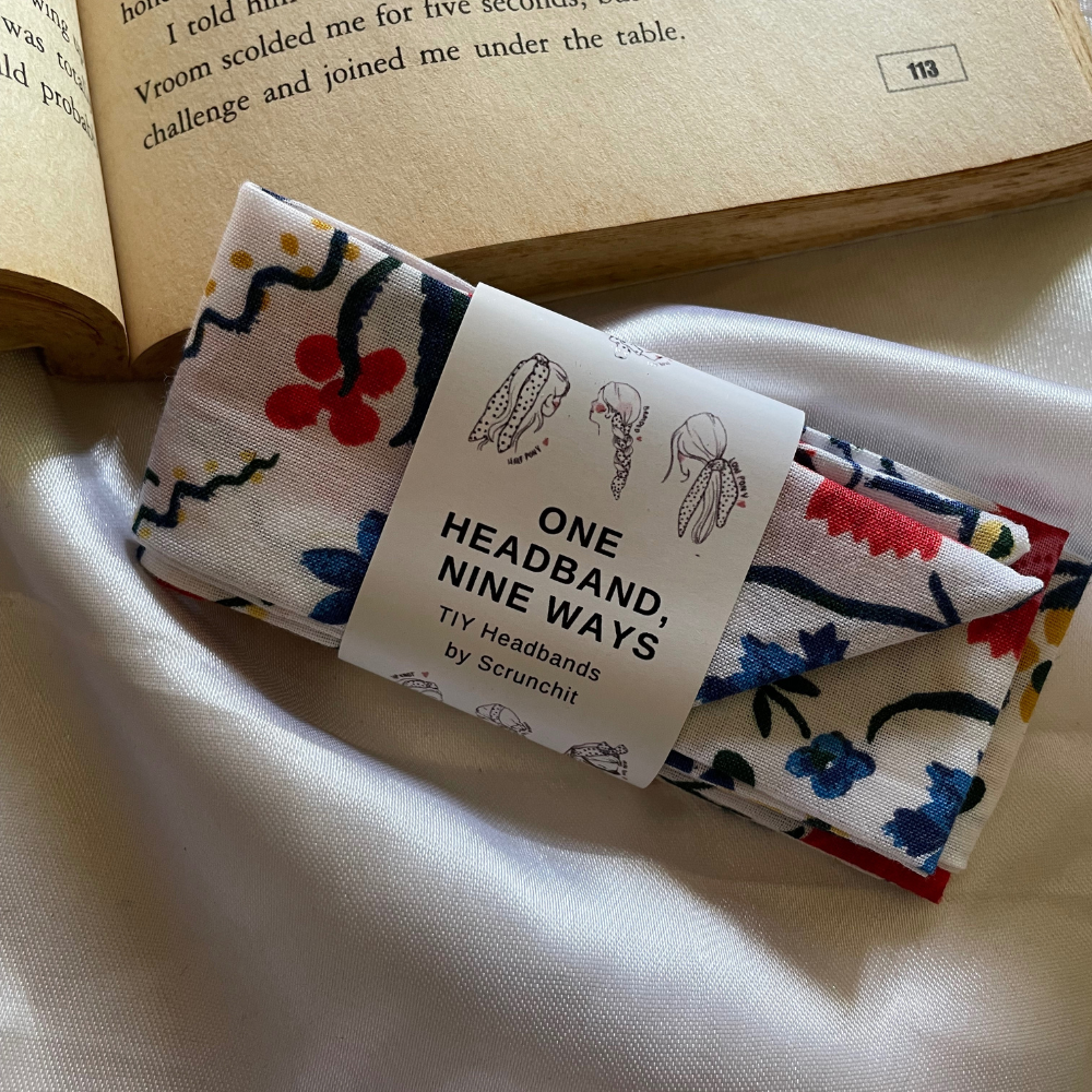 Floral Print TIY Headband