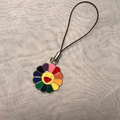Rainbow Flower Phone Charm
