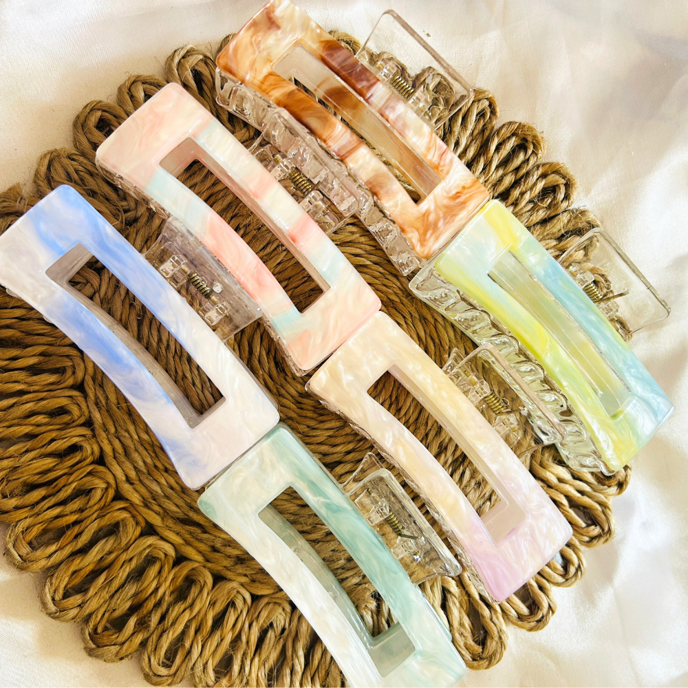 Premium Quality Rectangle Claw Clip - Large