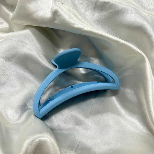 Semi Circle Claw Clip - Blue