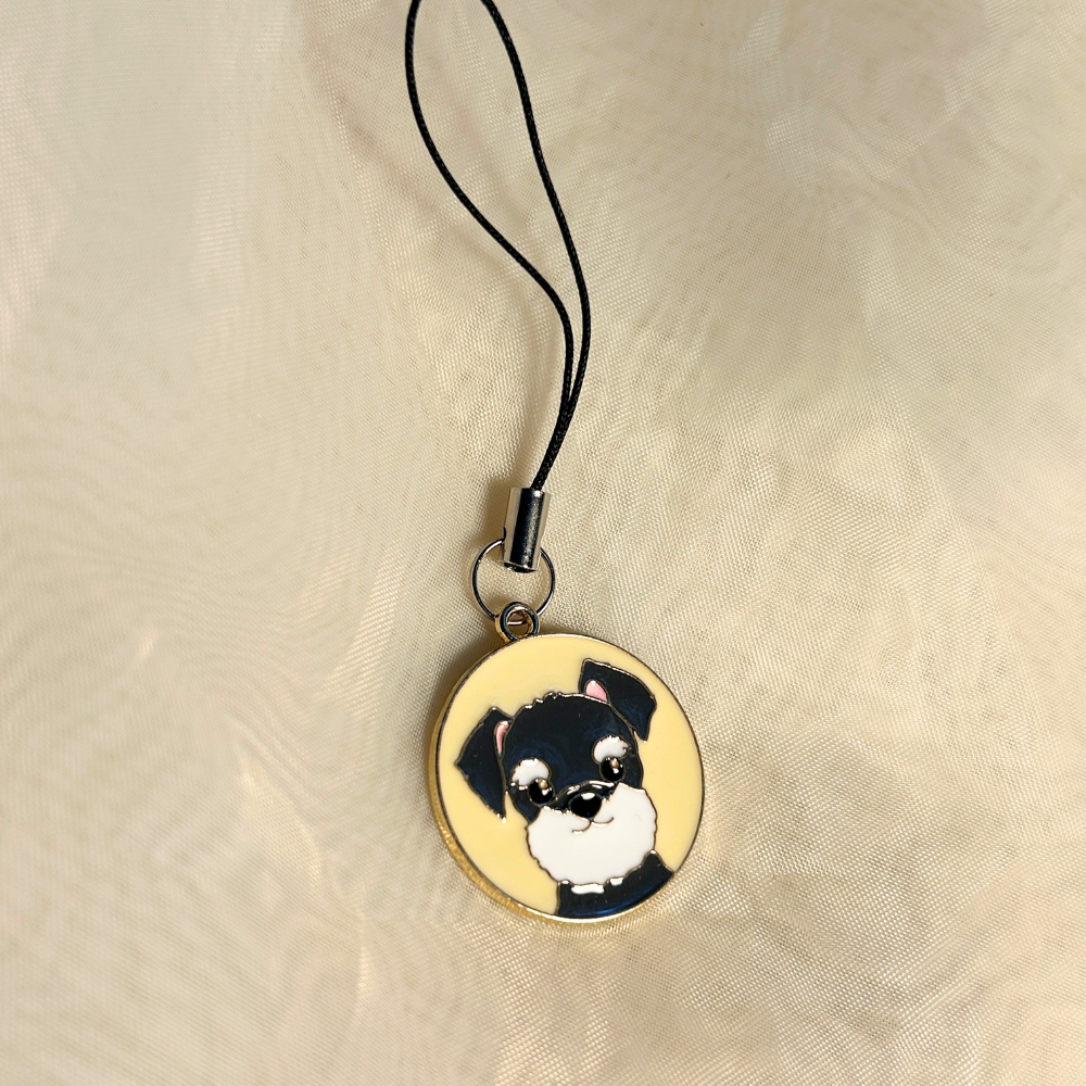 Cute Dog Phone Charm
