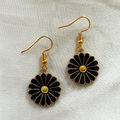 Daisy Earrings - Black