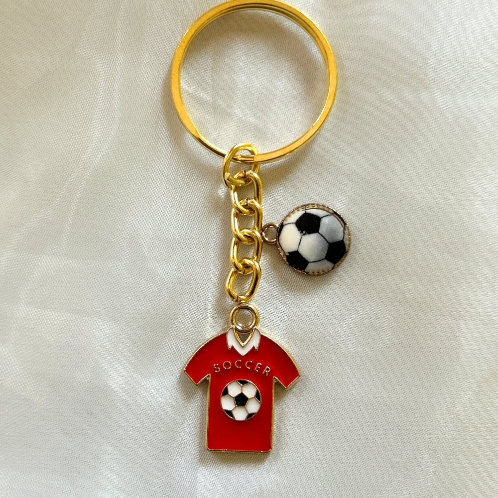 Soccer Themed Keychain