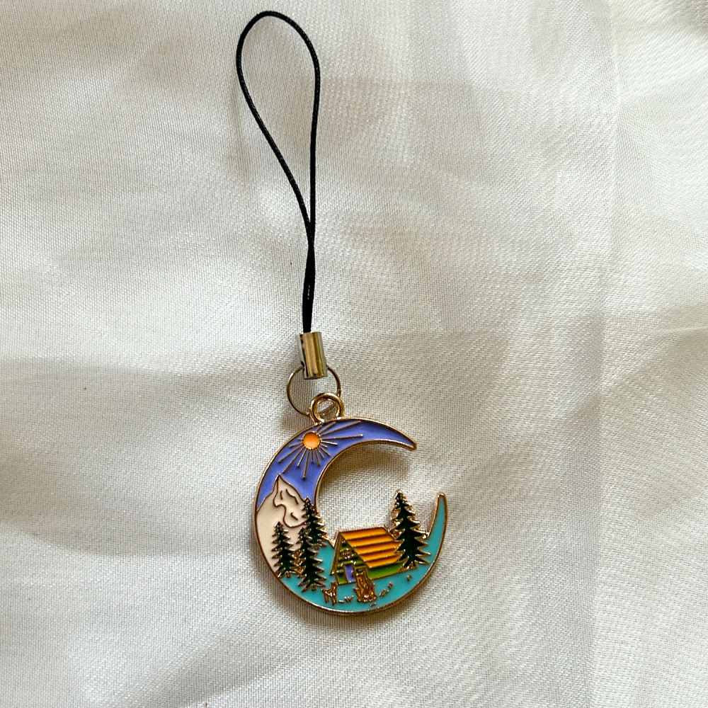 Travel in the mountains Phone Charm