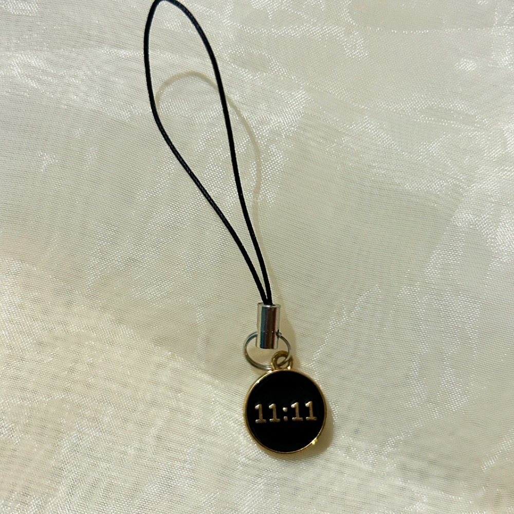 11:11 Phone Charm - Black