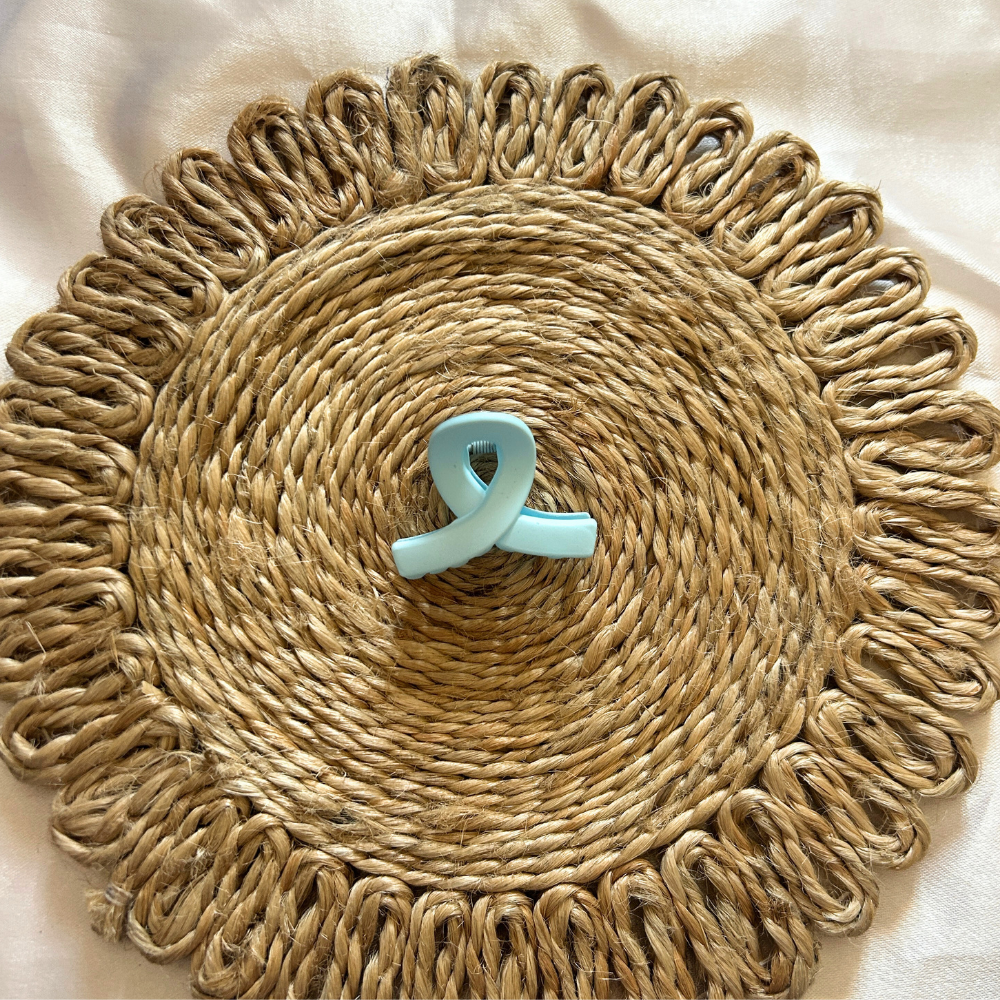 Twisted Bow Claw Clip - Small