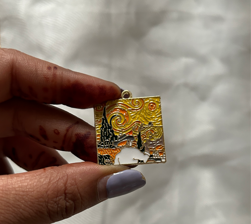 Van Gogh Painting Keychain