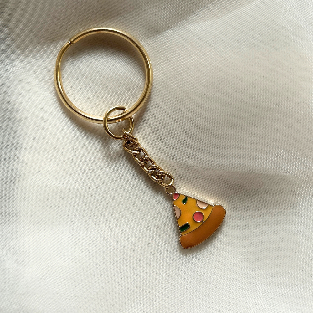 Pizza Keychain