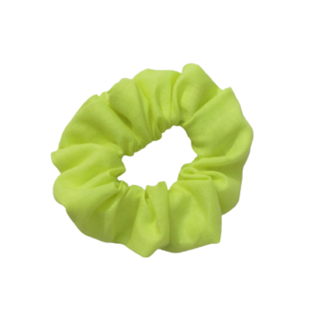 Neon Yellow Scrunchie