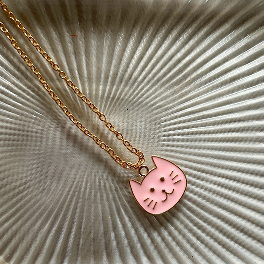 Cat Chain - White, Black, Pink