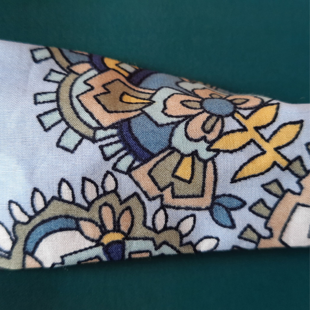 Blue Prints TIY Headband