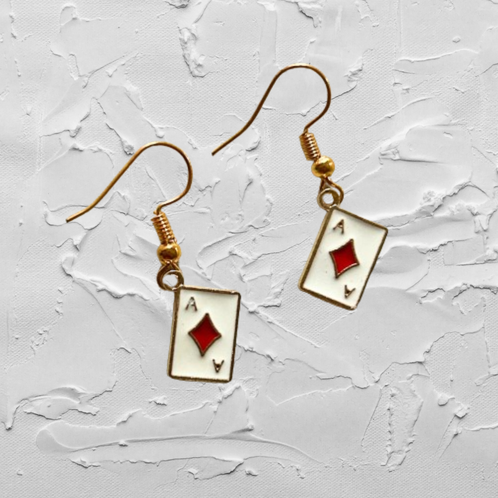 Diamonds Cards Earrings