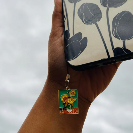 Van Gogh Painting Phone Charm