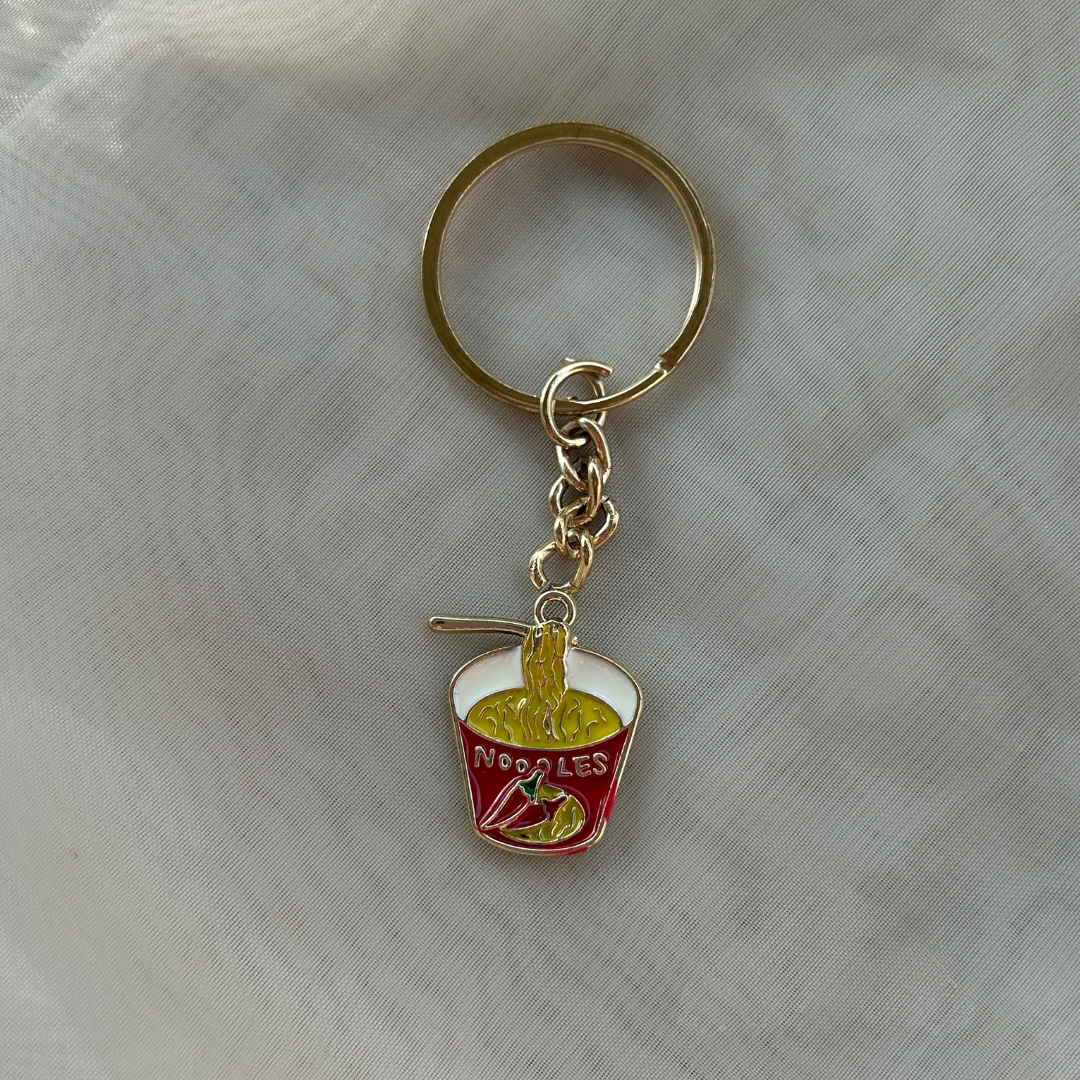 Ramen Noodle Bowl Keychain