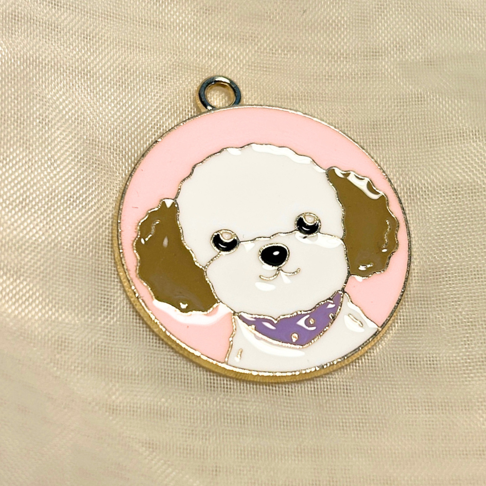 Cute Dog Phone Charm