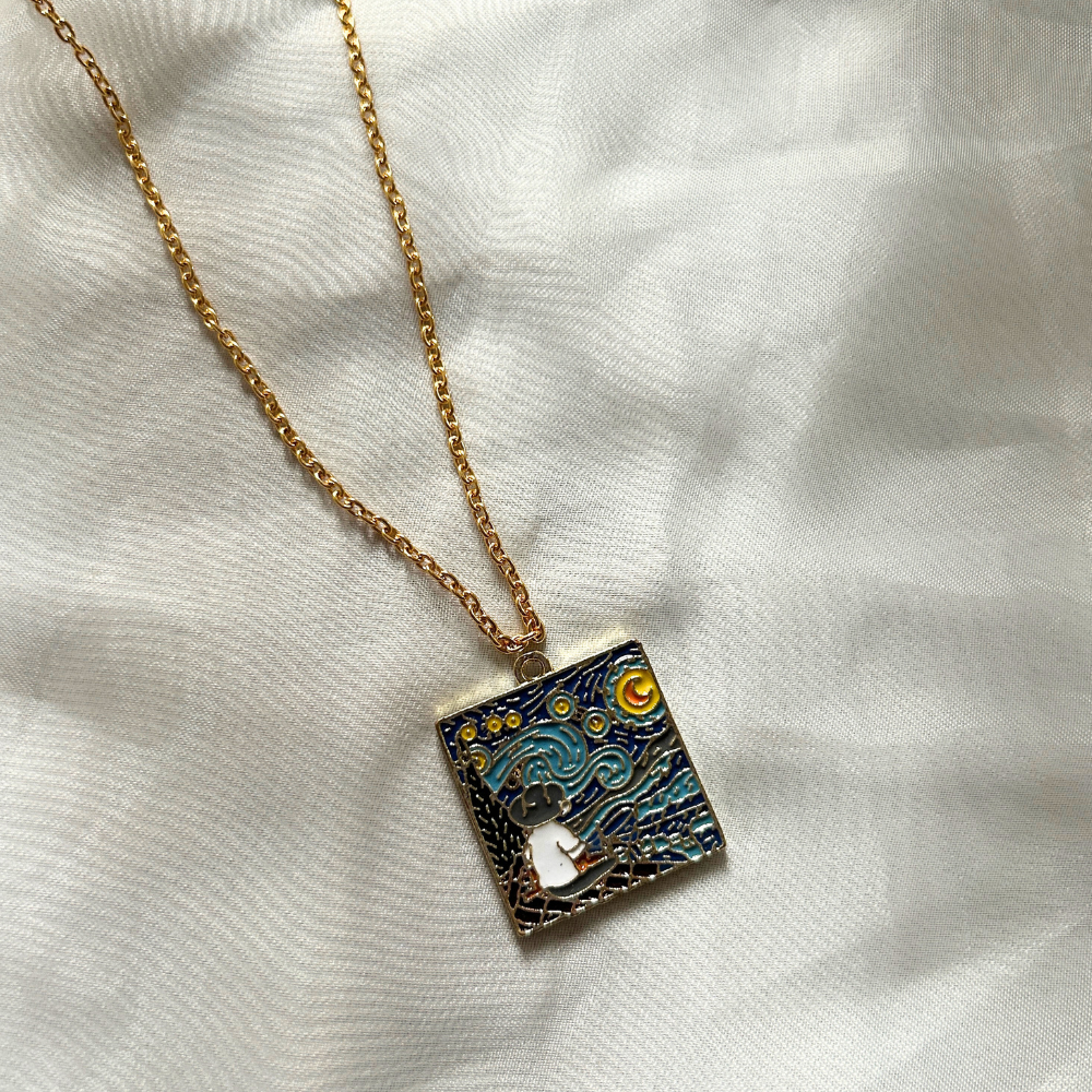 Van Gogh Starry Night Painting Chain