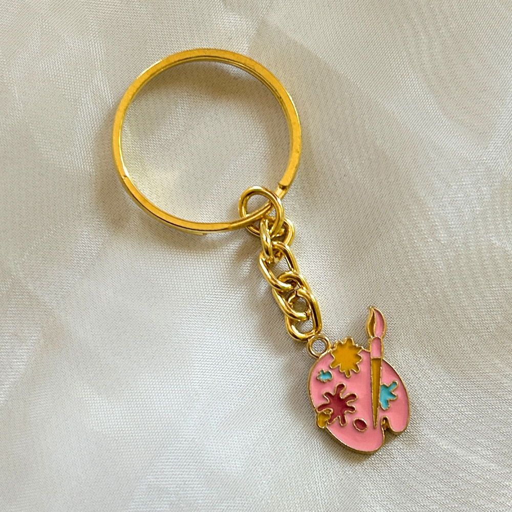 Paint Palette Keychain