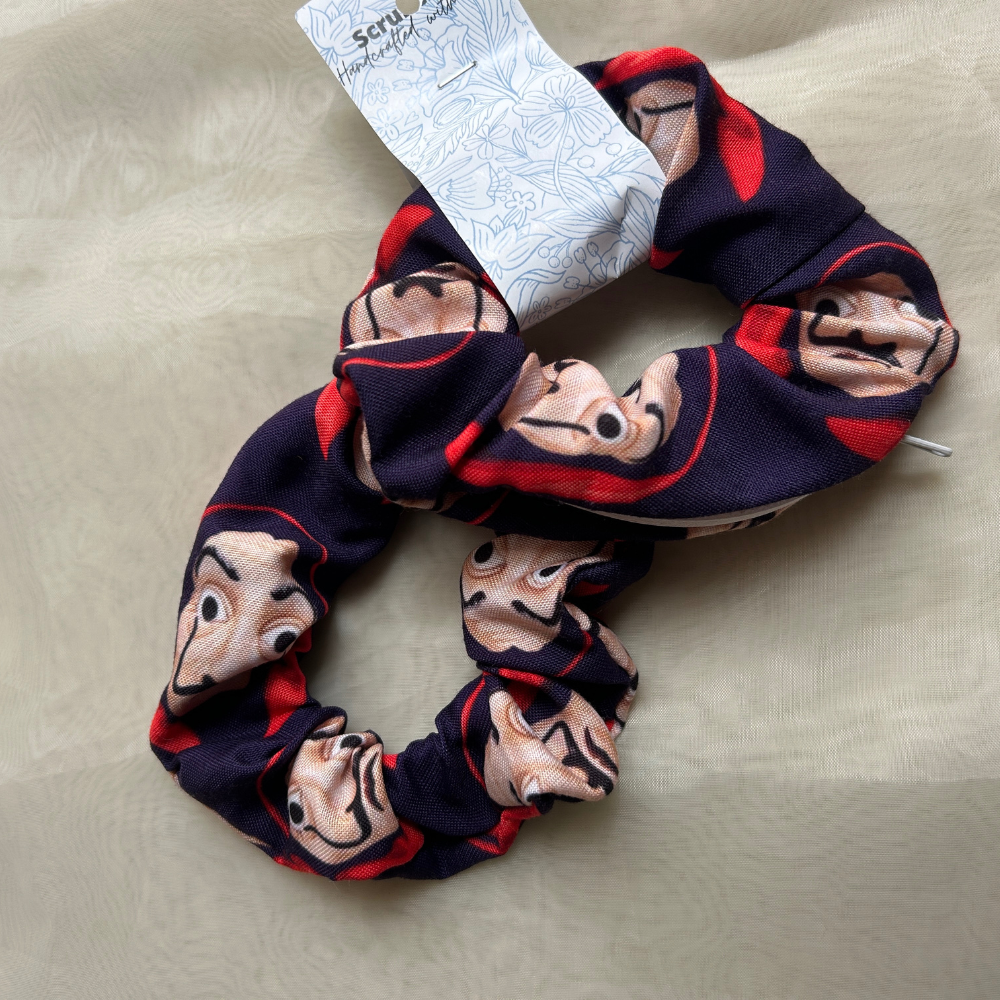 Money Heist Zipper Scrunchie