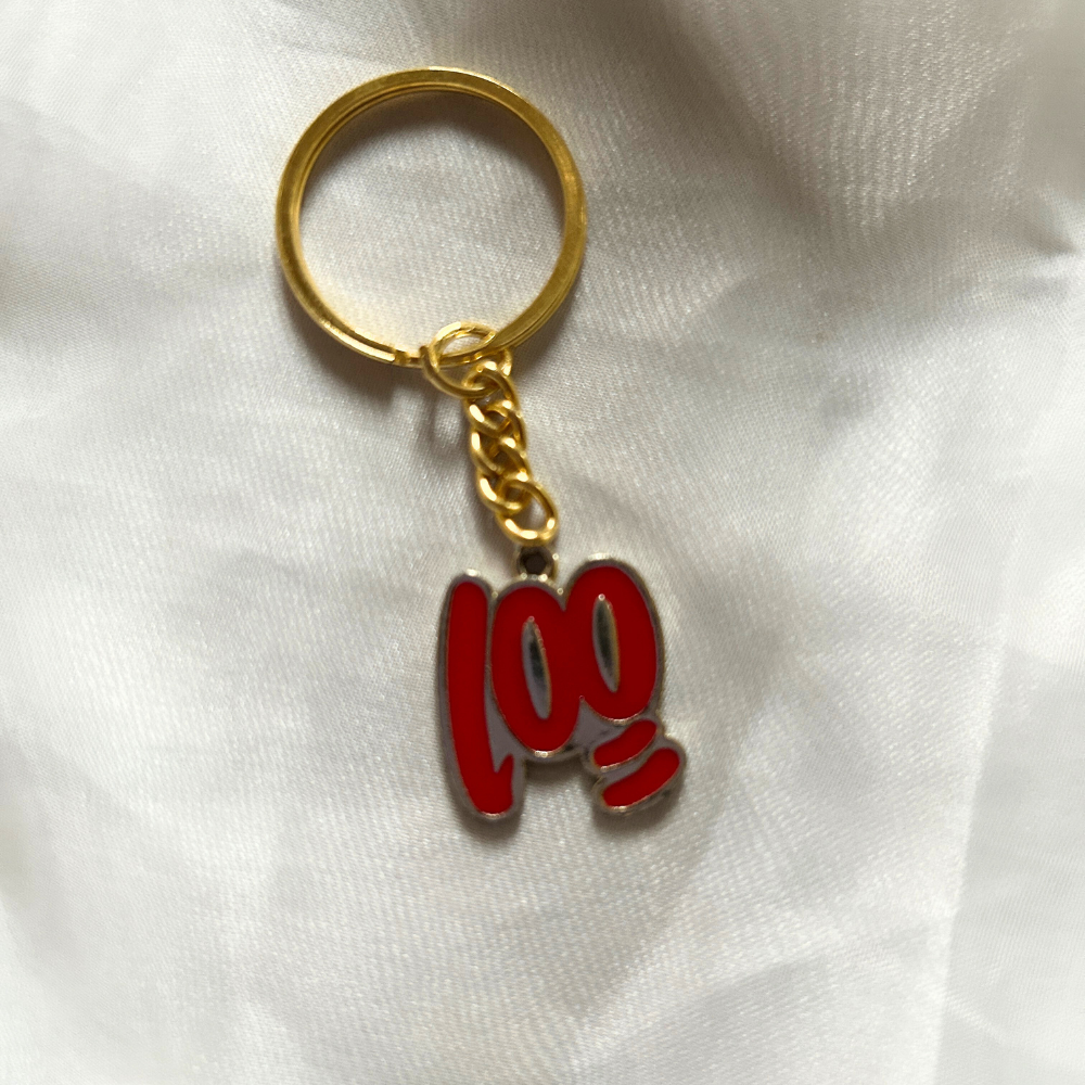 100 Emoji Keychain