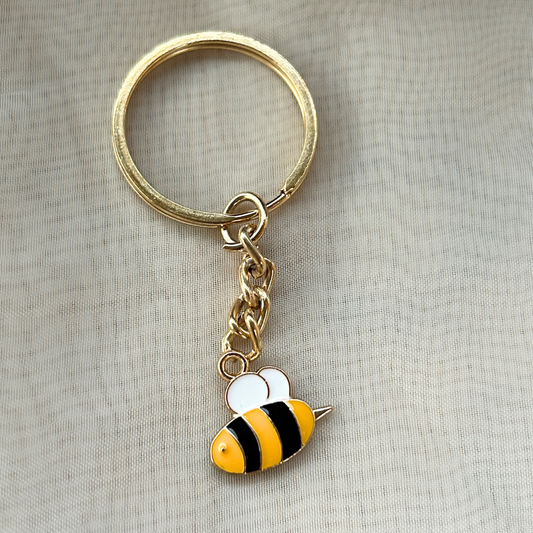 Honey Bee Keychain