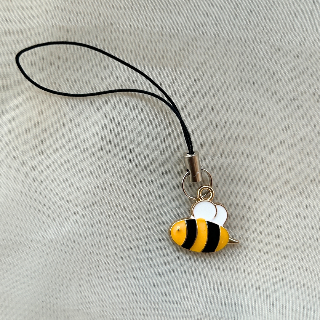 Honey Bee Phone Charm