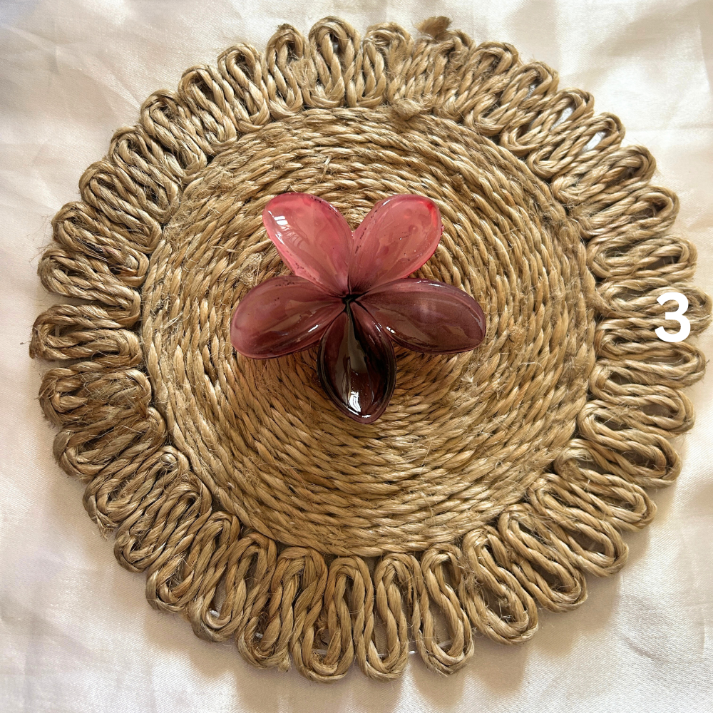 Flower Claw Clip - Medium