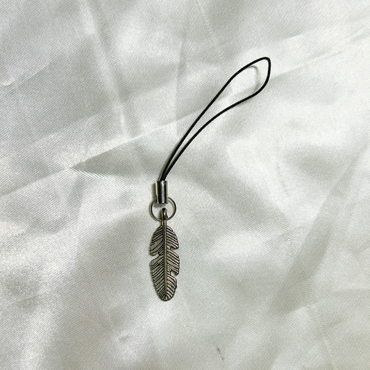 Feather Phone Charm