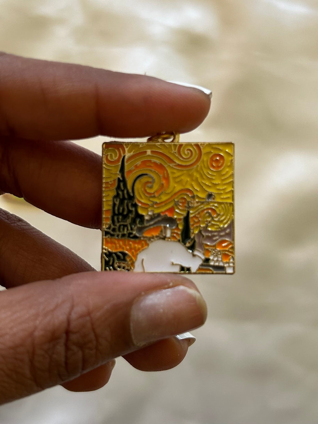 Van Gogh Painting Keychain