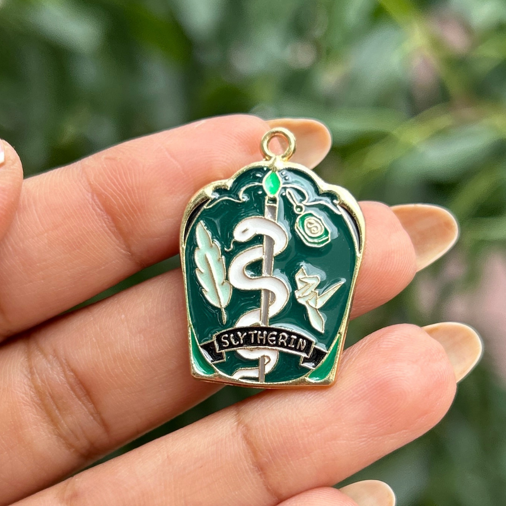 Slytherin House Phone Charm - The Harry Potter